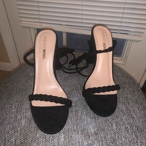 Fashion nova heel sandals
